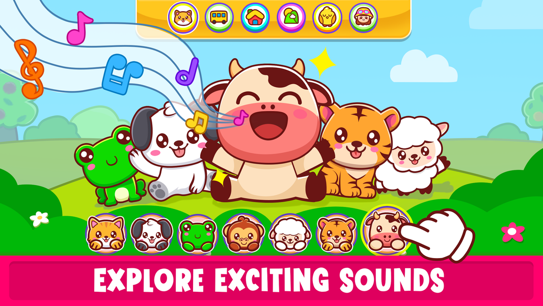 Piano Kids Toddler Music Games - عکس بازی موبایلی اندروید