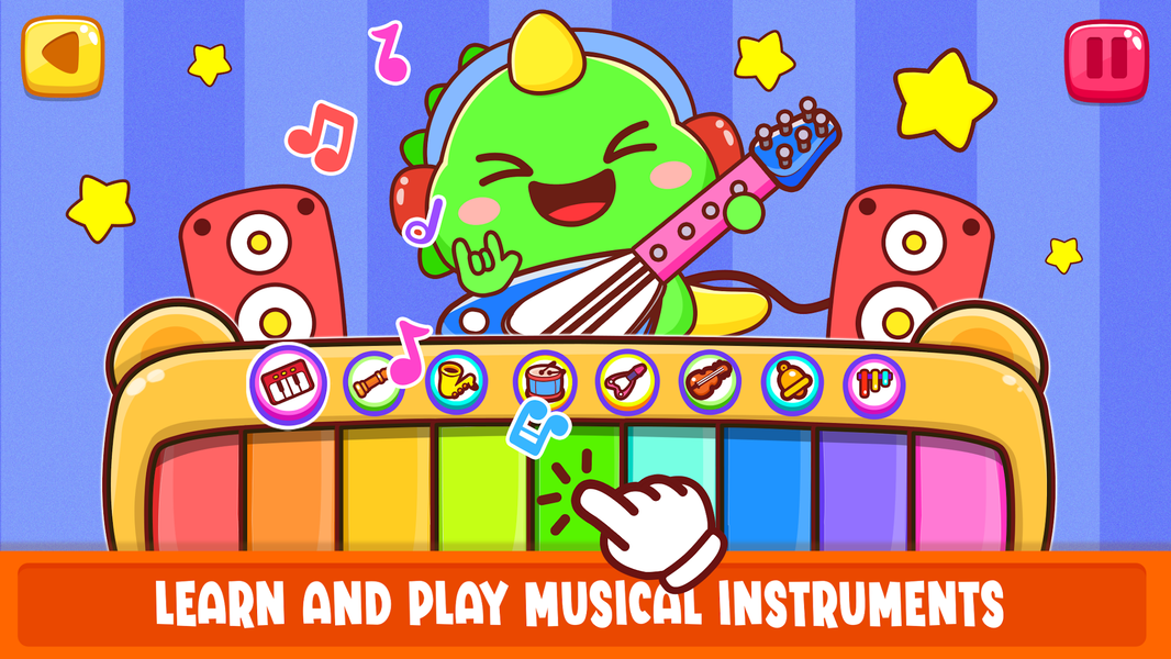 Piano Kids Toddler Music Games - عکس بازی موبایلی اندروید