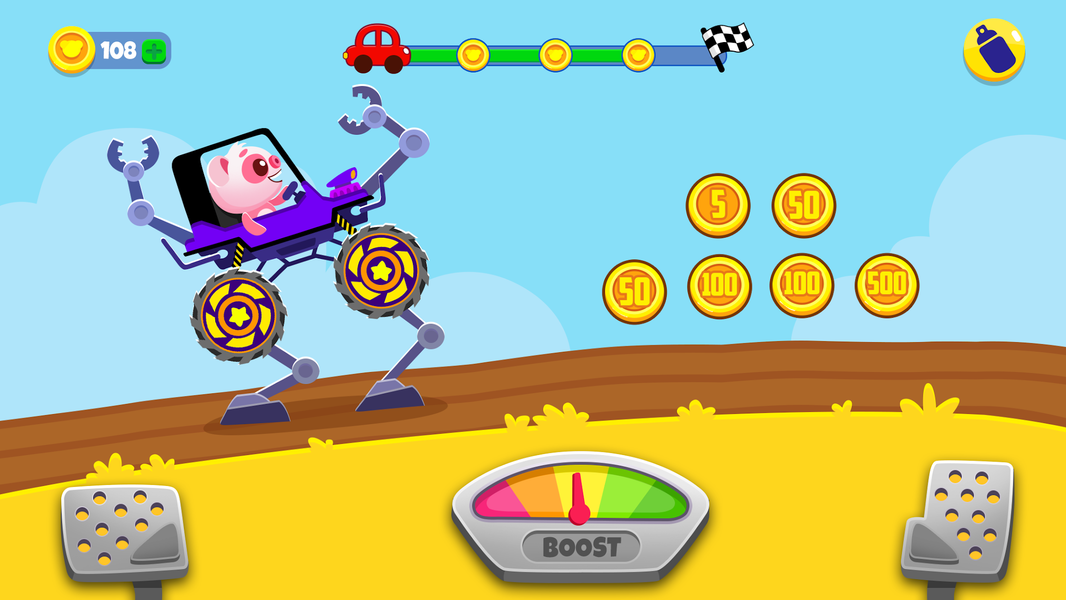 Car Games For Kids: Toddler - Gameplay image of android game