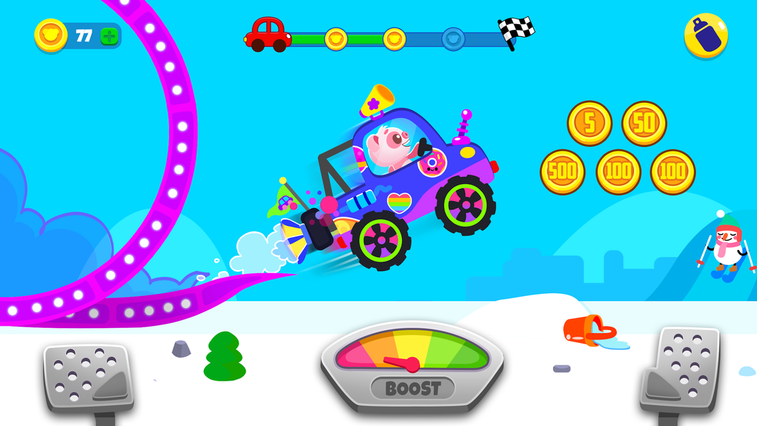 Car Games For Kids: Toddler - Gameplay image of android game