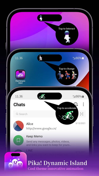 Pika! Dynamic Island - Image screenshot of android app