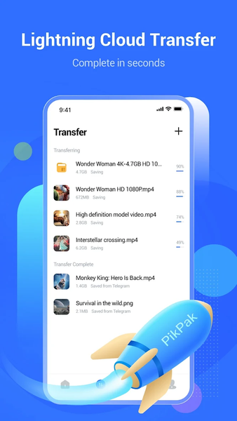PikPak-Safe Cloud, Video Saver - عکس برنامه موبایلی اندروید
