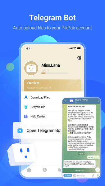 PikPak-Safe Cloud, Video Saver - عکس برنامه موبایلی اندروید