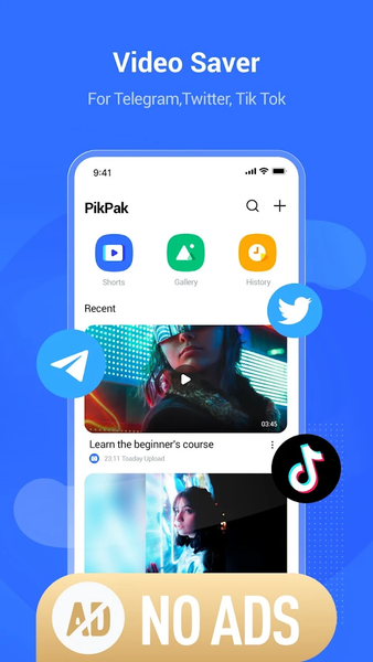 PikPak-Safe Cloud, Video Saver - عکس برنامه موبایلی اندروید