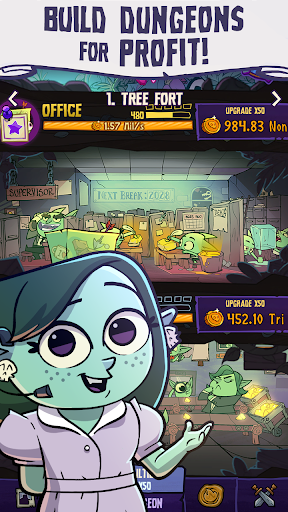 Dungeon, Inc.: Idle Clicker - Gameplay image of android game