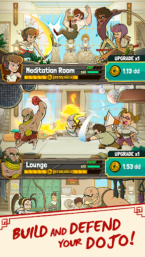 Kung Fu Clicker: Idle Dojo - Gameplay image of android game