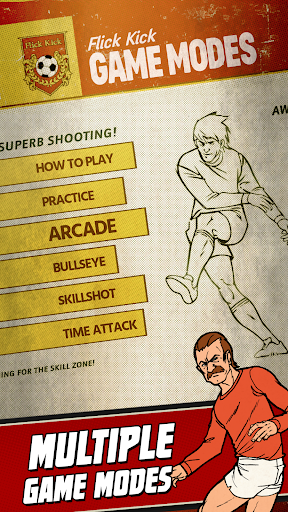 Flick Kick Football Kickoff - Gameplay image of android game