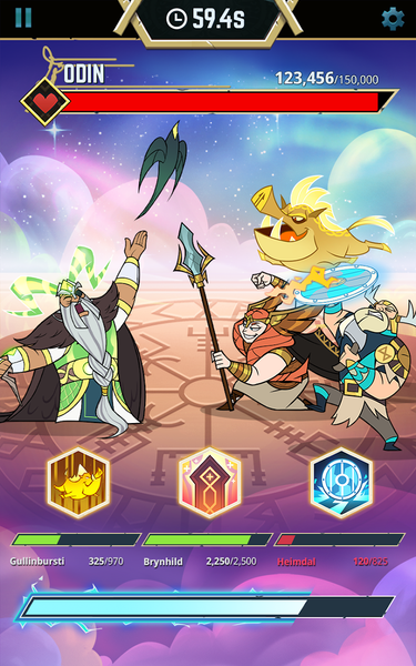 Viking Gods - Idle Tap Game - Gameplay image of android game
