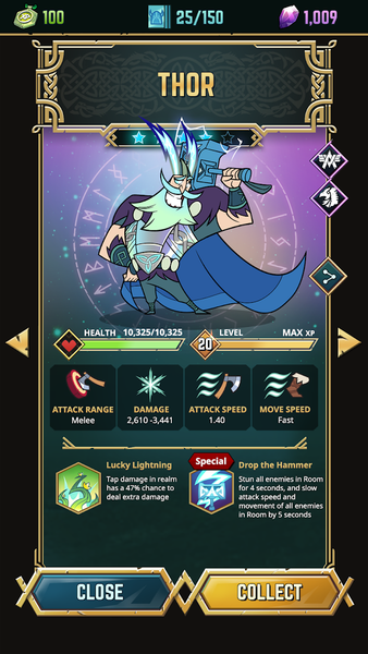 Viking Gods - Idle Tap Game - Gameplay image of android game