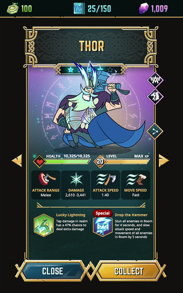 Viking Gods - Idle Tap Game - Gameplay image of android game