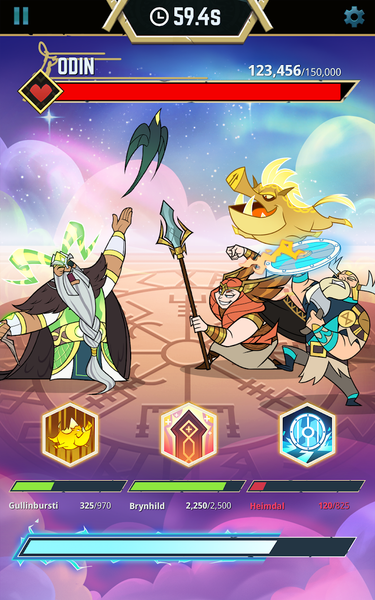 Viking Gods - Idle Tap Game - Gameplay image of android game