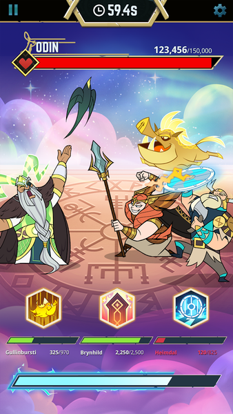 Viking Gods - Idle Tap Game - Gameplay image of android game