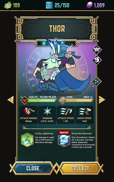 Viking Gods - Idle Tap Game - Gameplay image of android game