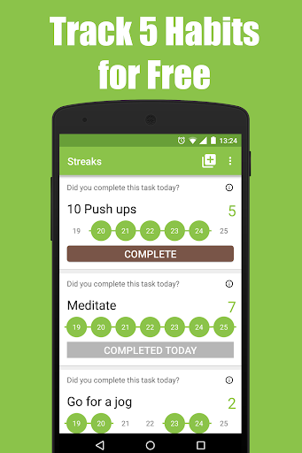 Streaks - Simple, Easy to use, Daily Habit Tracker - Image screenshot of android app