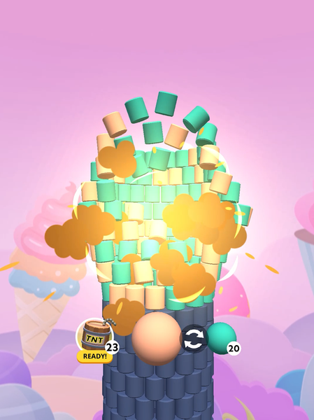 Pillar Smash - Throw Ball - عکس بازی موبایلی اندروید