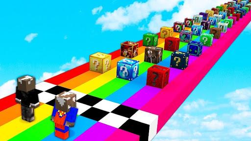 Lucky Block Race for Minecraft - عکس برنامه موبایلی اندروید