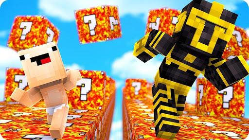 Lucky Block Race for Minecraft - عکس برنامه موبایلی اندروید