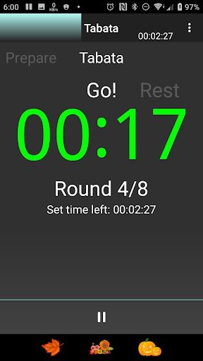 A HIIT Interval Timer - Image screenshot of android app