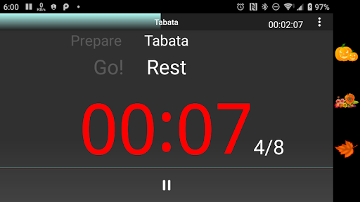 A HIIT Interval Timer - عکس برنامه موبایلی اندروید