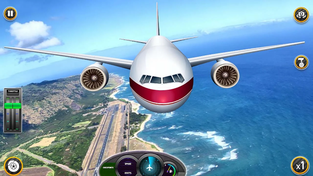 Airplane games: Flight Games - Gameplay image of android game