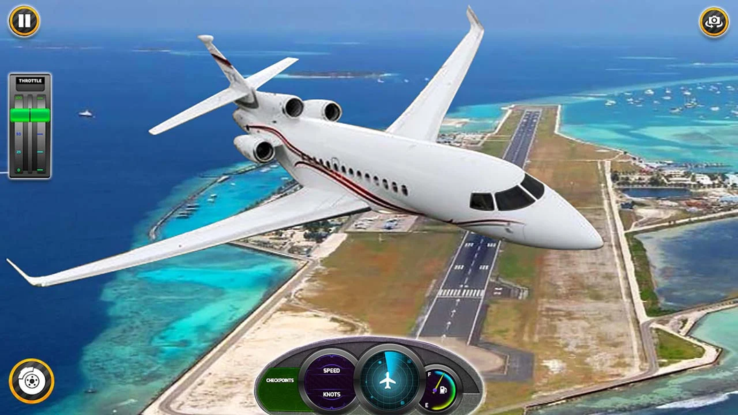 Airplane games: Flight Games - Gameplay image of android game