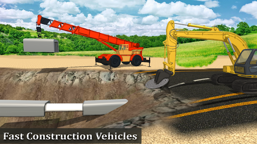 Heavy Construction Road Build - عکس بازی موبایلی اندروید