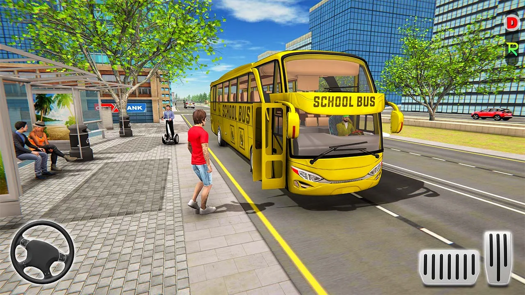 School Bus Parking: 3d Game - Gameplay image of android game