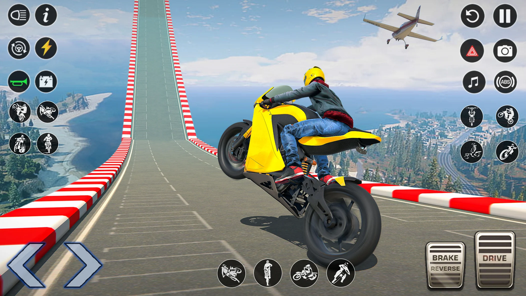 Mega Ramps : Bike Stunt Game - Gameplay image of android game