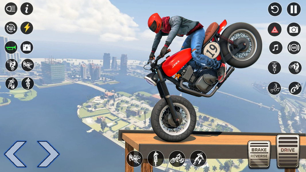 Mega Ramps : Bike Stunt Game - Gameplay image of android game