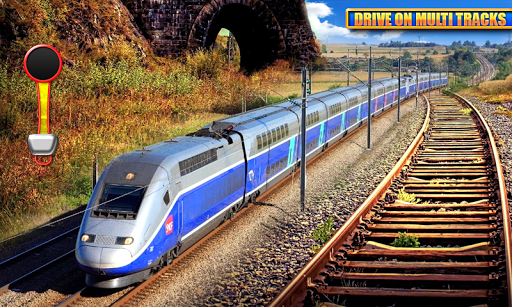 Offline Train Driving Game 3D - Gameplay image of android game