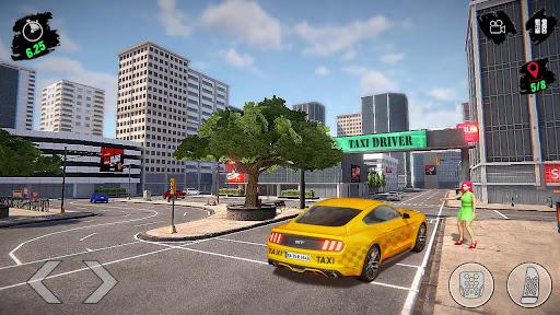 Grand Taxi Simulator Games ۳d - عکس بازی موبایلی اندروید