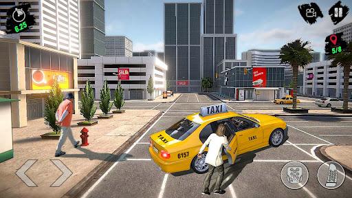 Grand Taxi Simulator Games 3d - Gameplay image of android game