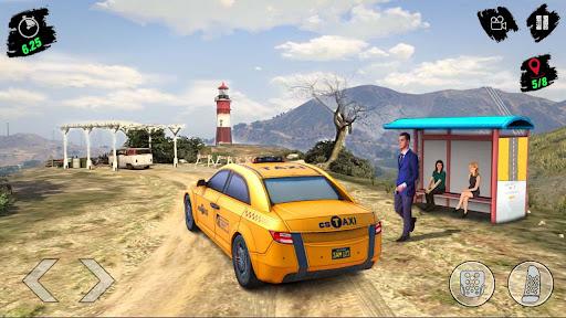 Grand Taxi Simulator Games ۳d - عکس بازی موبایلی اندروید