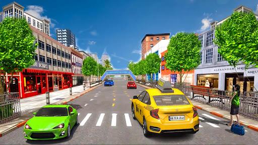 Grand Taxi Simulator Games ۳d - عکس بازی موبایلی اندروید