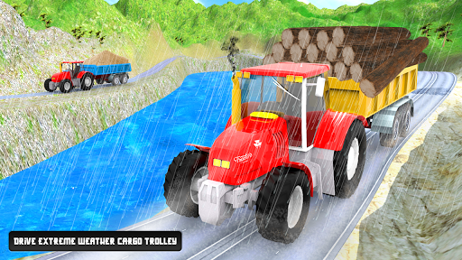 Real Tractor Farming Sim Drive - Gameplay image of android game