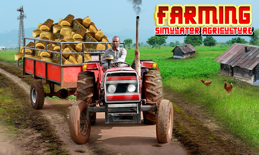 Real Tractor Farming Sim Drive - Gameplay image of android game