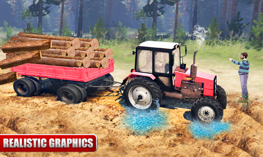Real Tractor Farming Sim Drive - Gameplay image of android game