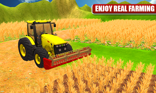 Real Tractor Farming Sim Drive - Gameplay image of android game