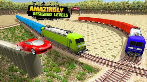 Train Racing 3d- Bus Vs Train - Gameplay image of android game