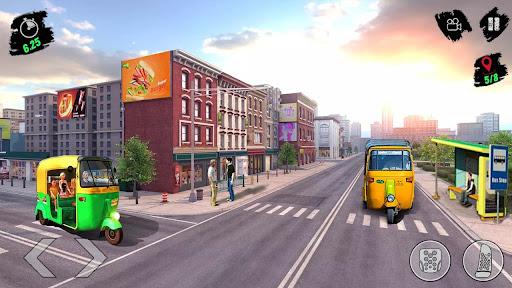 Real Rickshaw Simulator Games - Gameplay image of android game