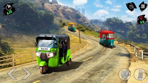 Real Rickshaw Simulator Games - Gameplay image of android game