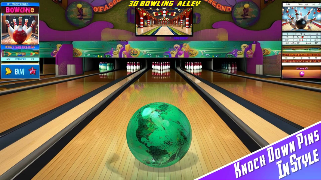 Pin Bowling Games 3d - عکس بازی موبایلی اندروید