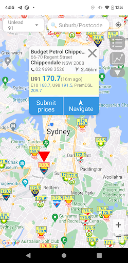 Petrol Spy Australia - Image screenshot of android app