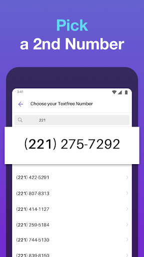 Text Free: Second Phone Number - عکس برنامه موبایلی اندروید