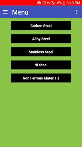 ASME Materials With Electrodes - Image screenshot of android app