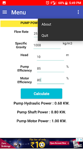 Pump Power - Image screenshot of android app
