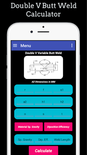 Welding Weight and Cost Calc - عکس برنامه موبایلی اندروید