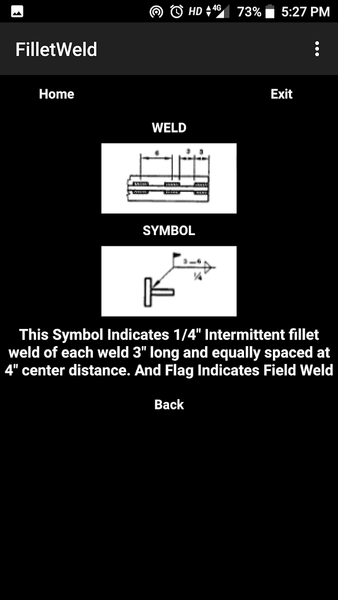 Welding Symbols - Image screenshot of android app