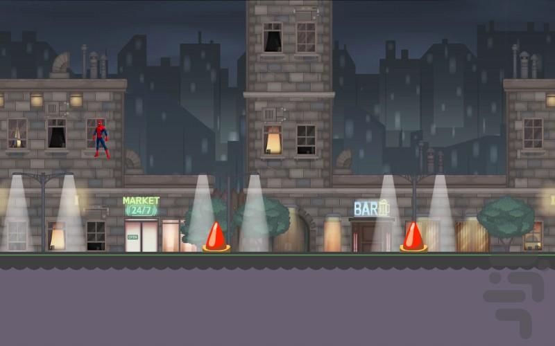 اسپایدرمن در شهر (مرد عنکبوتی) - Gameplay image of android game
