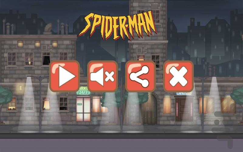 اسپایدرمن در شهر (مرد عنکبوتی) - عکس بازی موبایلی اندروید